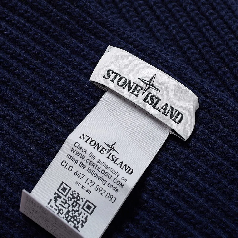 Stone Island Lambswool ScarfMarine