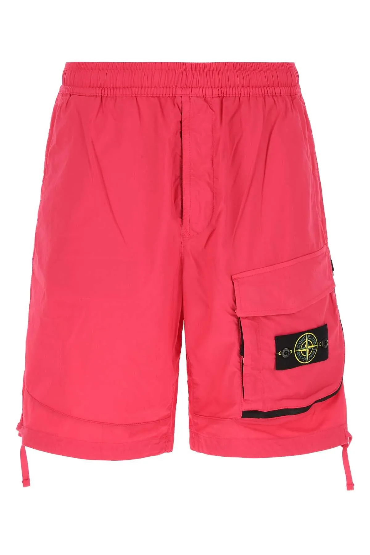 Stone Island Logo Patch Bermuda Shorts