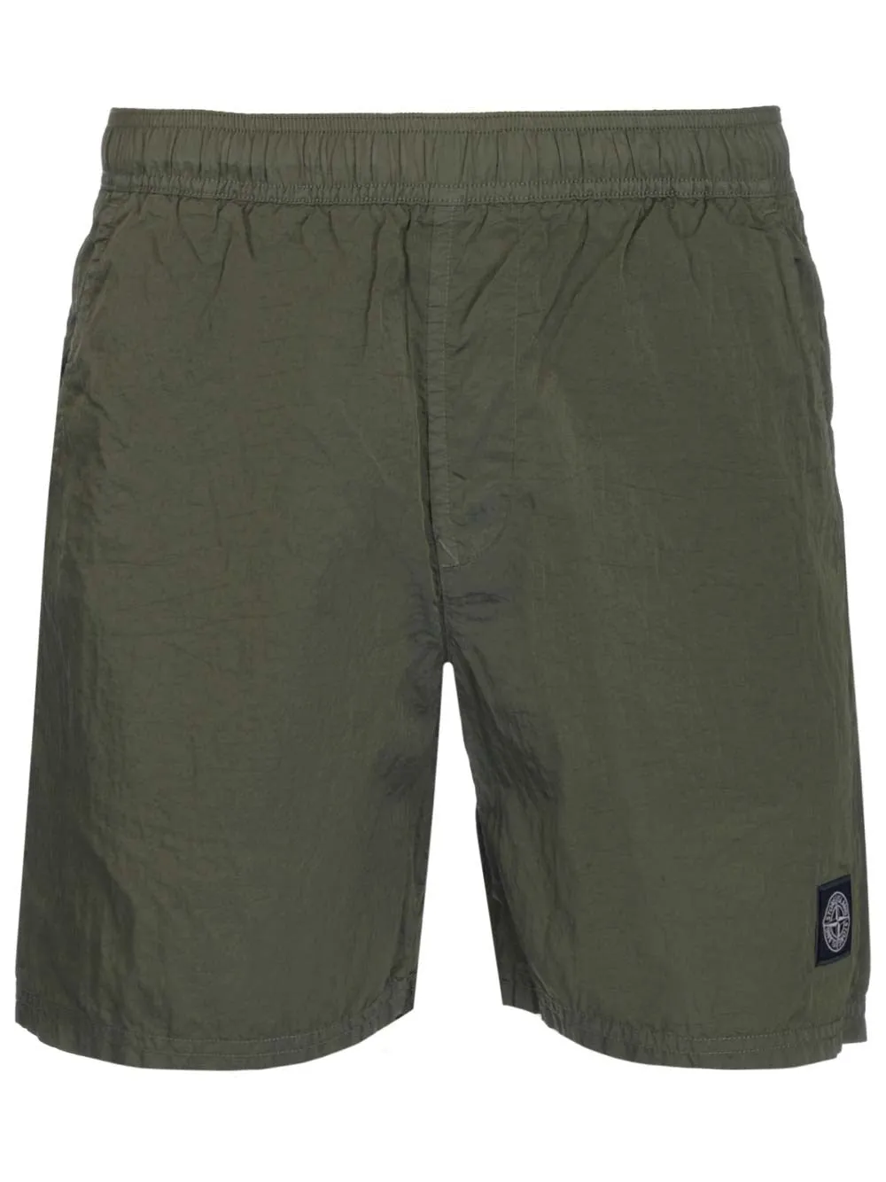 Stone Island Logo Patch Swim Shorts