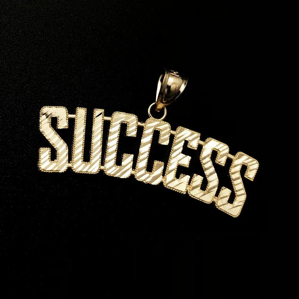 SUCCESS DC 10K Yellow Gold Pendant