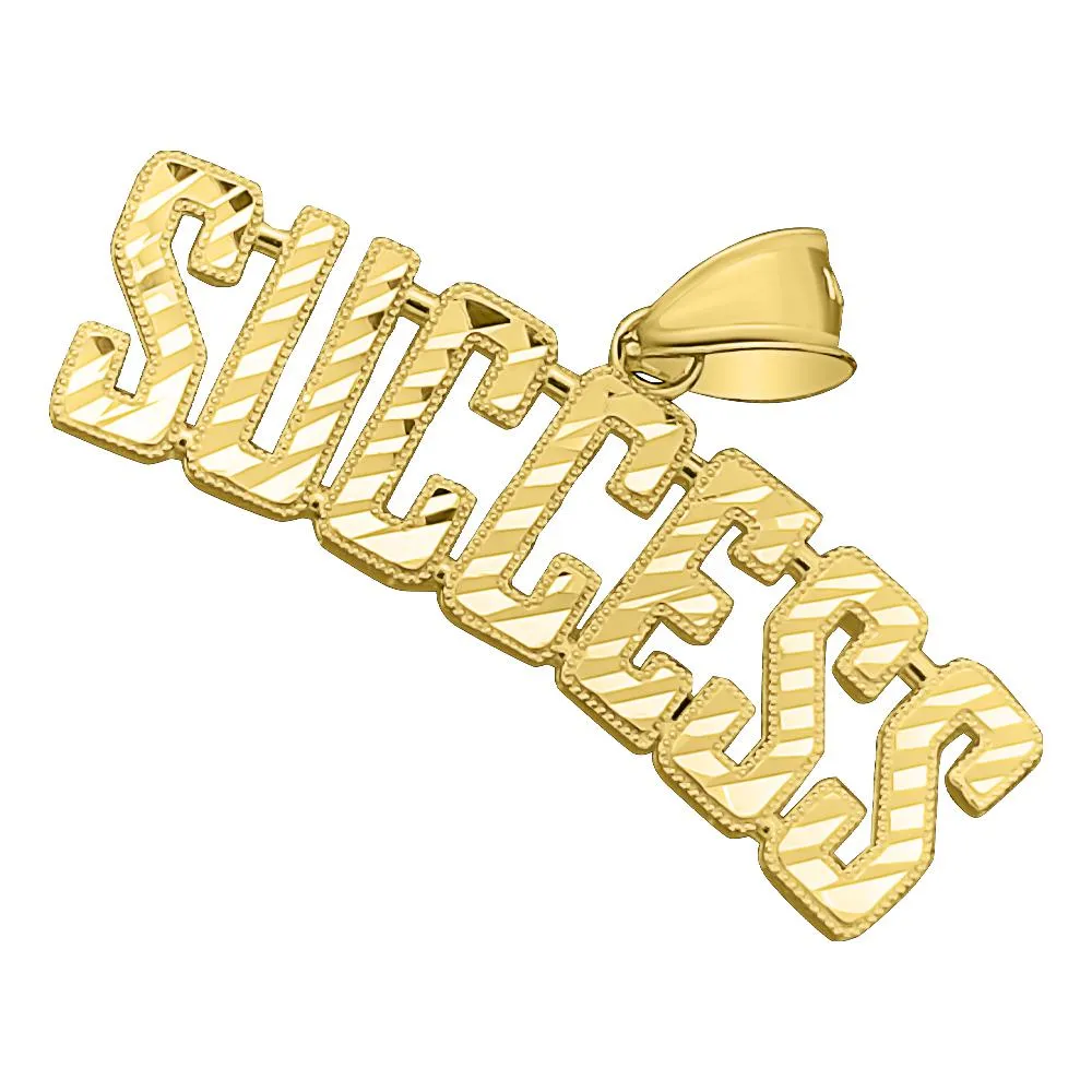 SUCCESS DC 10K Yellow Gold Pendant