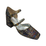 Suzanne Rae Double Strap Mary Jane Glitter