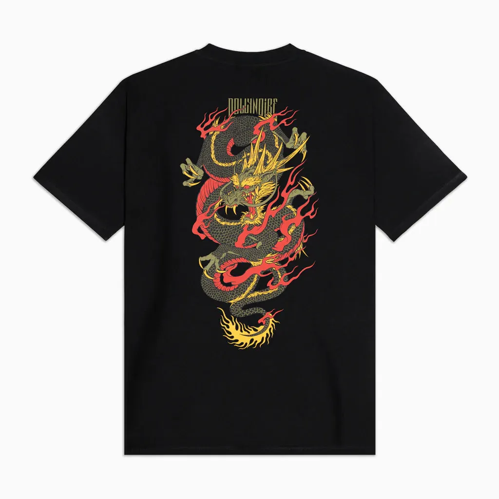 T-SHIRT DOLLY NOIRE Ryu Dragon Tee Black