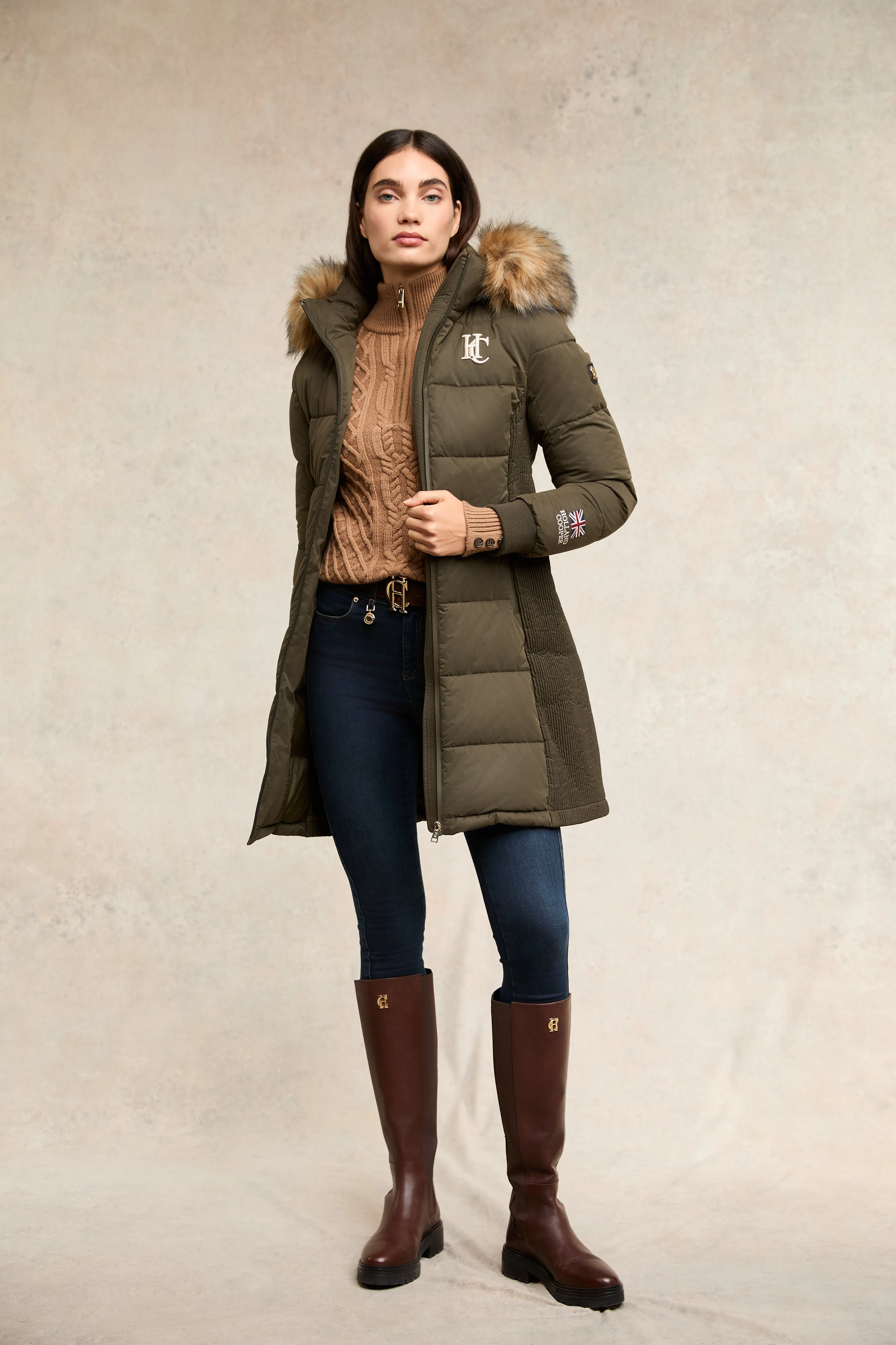 Team Padded Coat (Khaki)