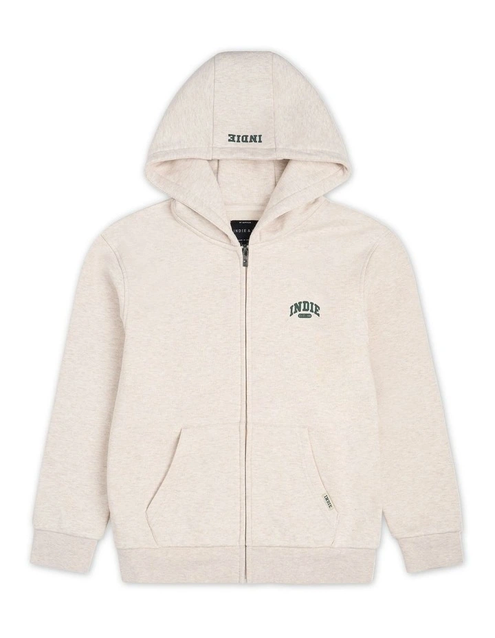 The Stateside Hoodie (8-14 years) in Wheat/Green