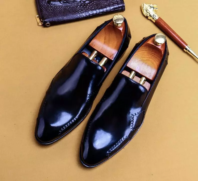 Tomasso Leather Loafer Shoes For Men