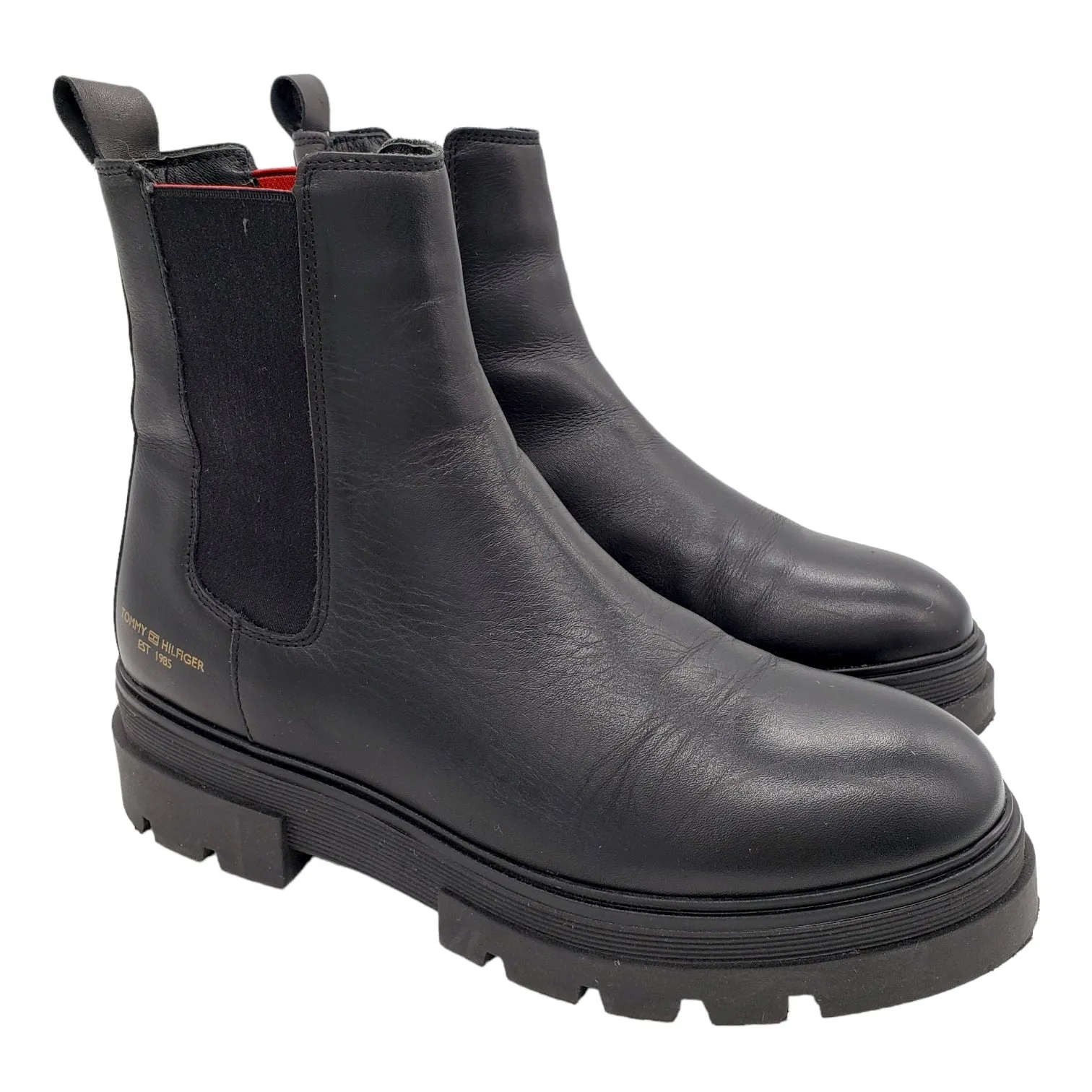 Tommy Hilfiger Black Chelsea Boot