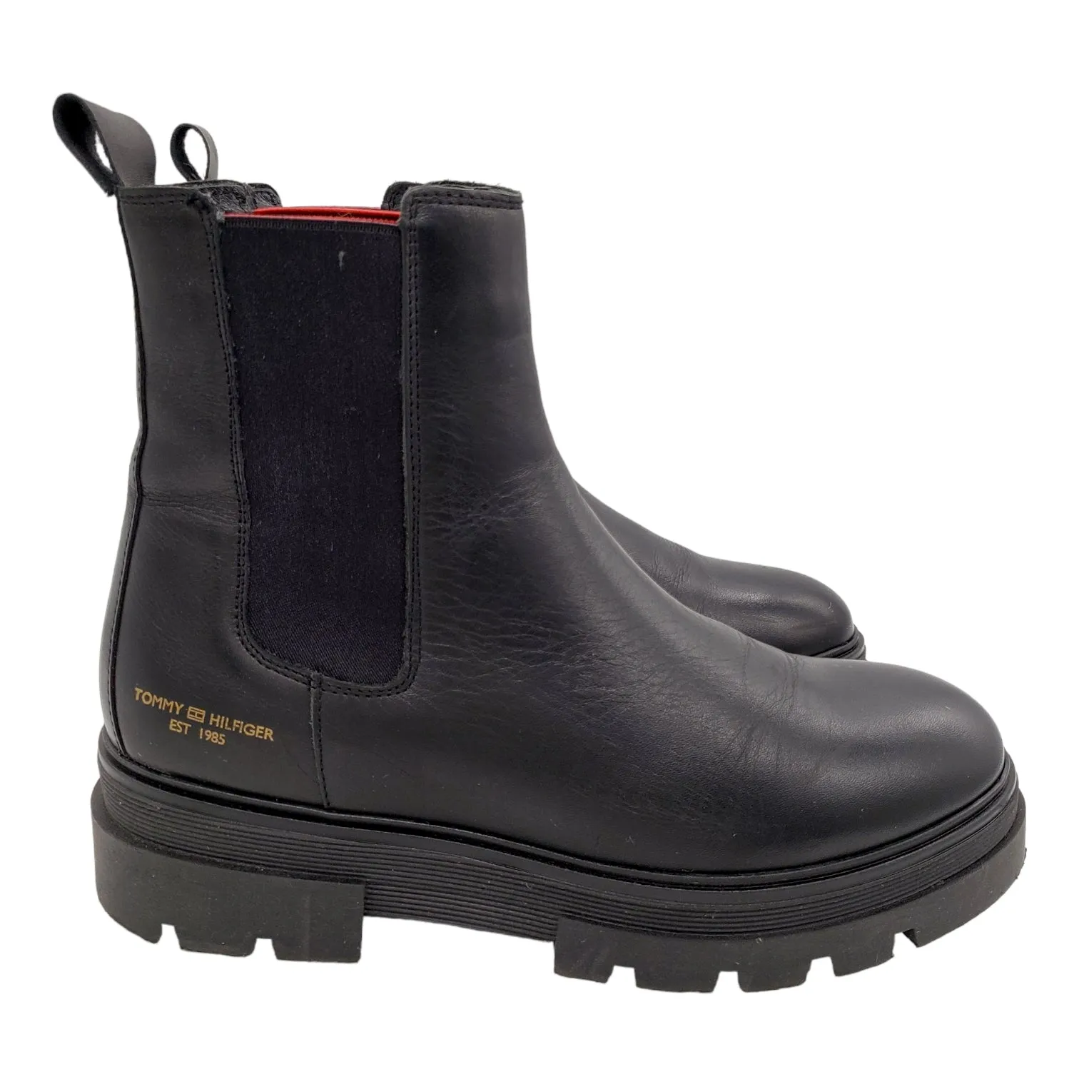 Tommy Hilfiger Black Chelsea Boot