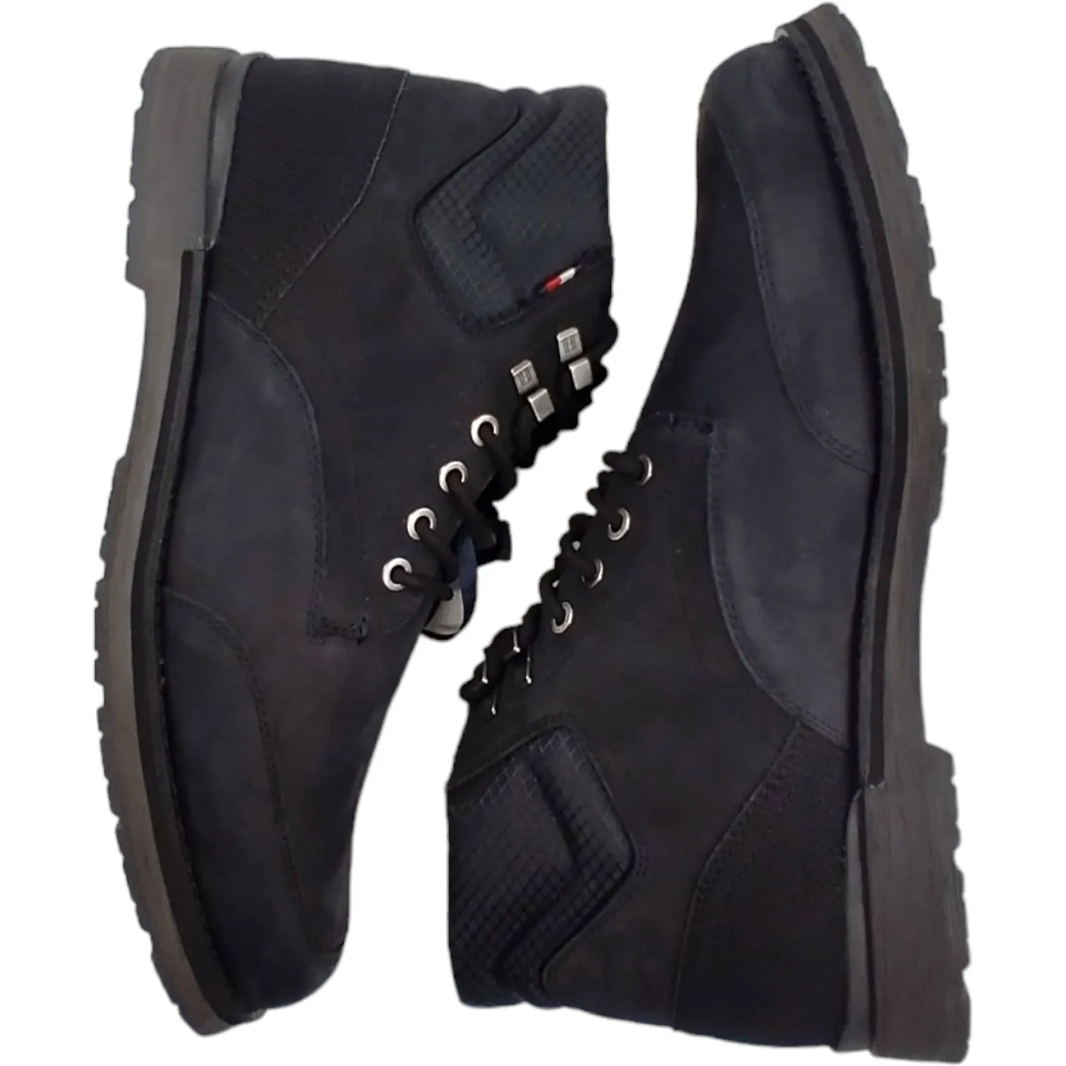 Tommy Hilfiger Black Hiking Style Boot