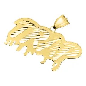 TRAP Drip DC 10K Yellow Gold Pendant