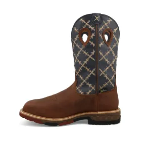 TWISTED X MXBNWM1 12 HAZEL&NAVY WESTERN INTERNAL MET BOOT