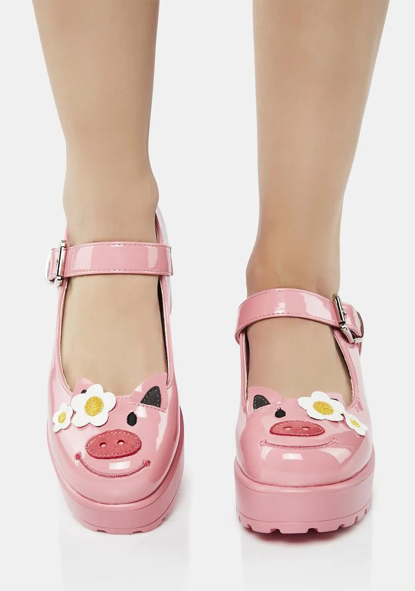 Two Little Pigs Tira Mary Janes-