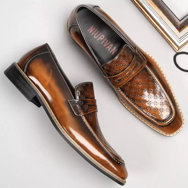 Uberto Penny Loafers Shoes For Men