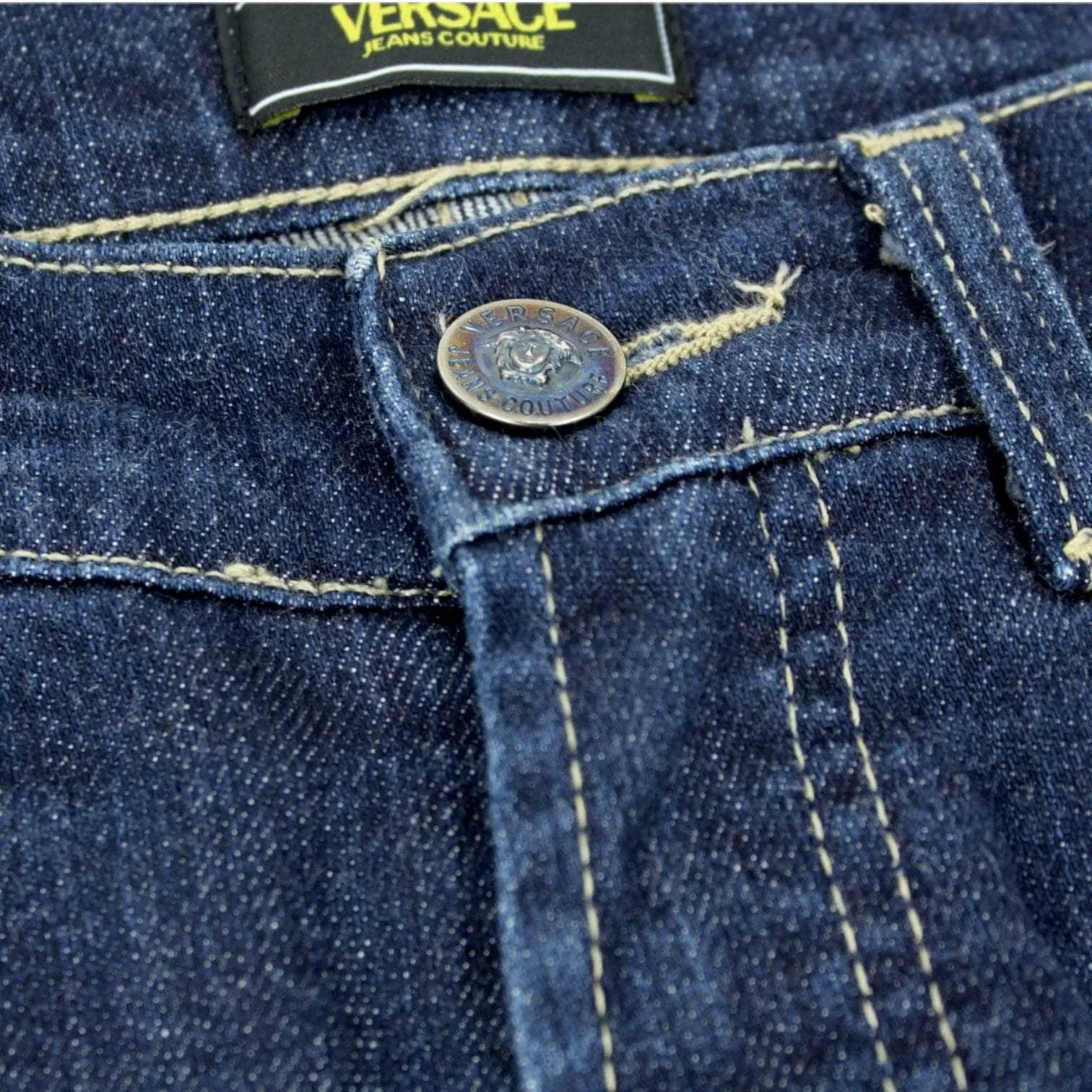 Versace Dark Blue Boot Cut Jeans