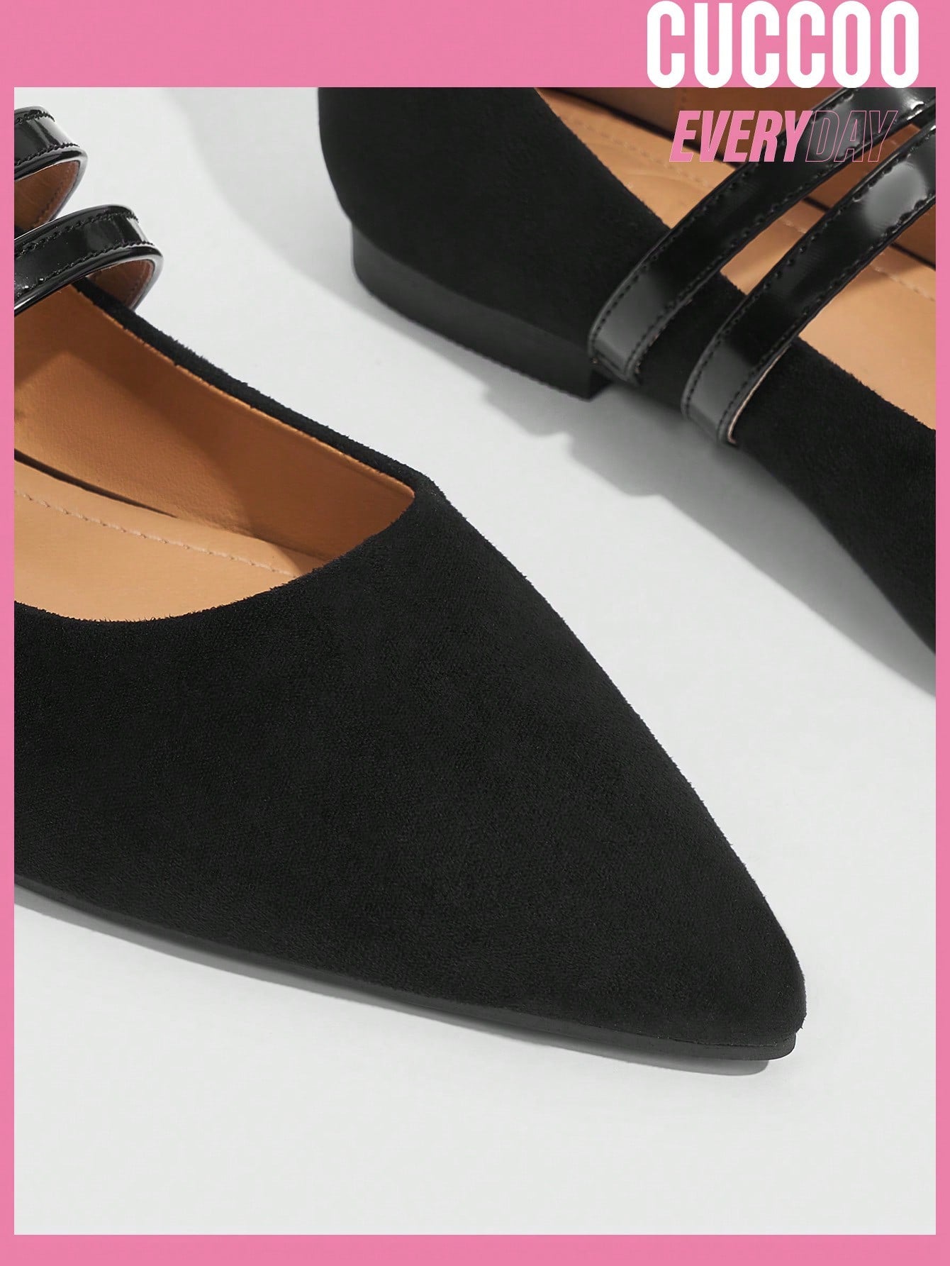 Woman Shoes Fashion Pointed Toe T-Strap Mary Jane Flats For Spring And Summer