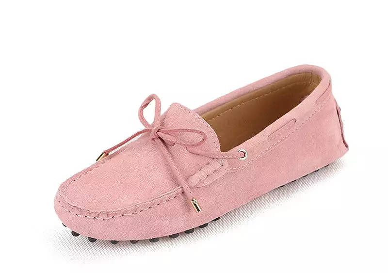 Women Leather Flat Loafers Moccasins Driving Shoes