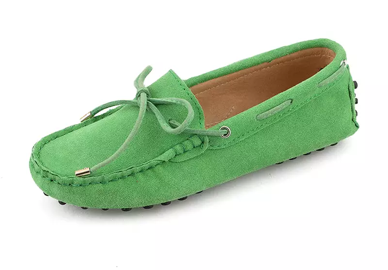 Women Leather Flat Loafers Moccasins Driving Shoes