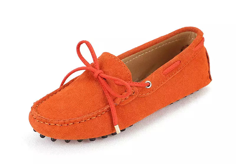 Women Leather Flat Loafers Moccasins Driving Shoes