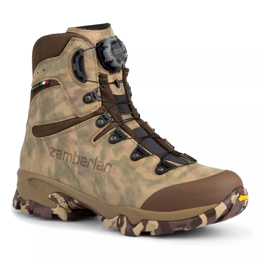 'Zamberlan' Men's Lynx Mid GTX RR WP BOA Hunting Boot - Camouflage