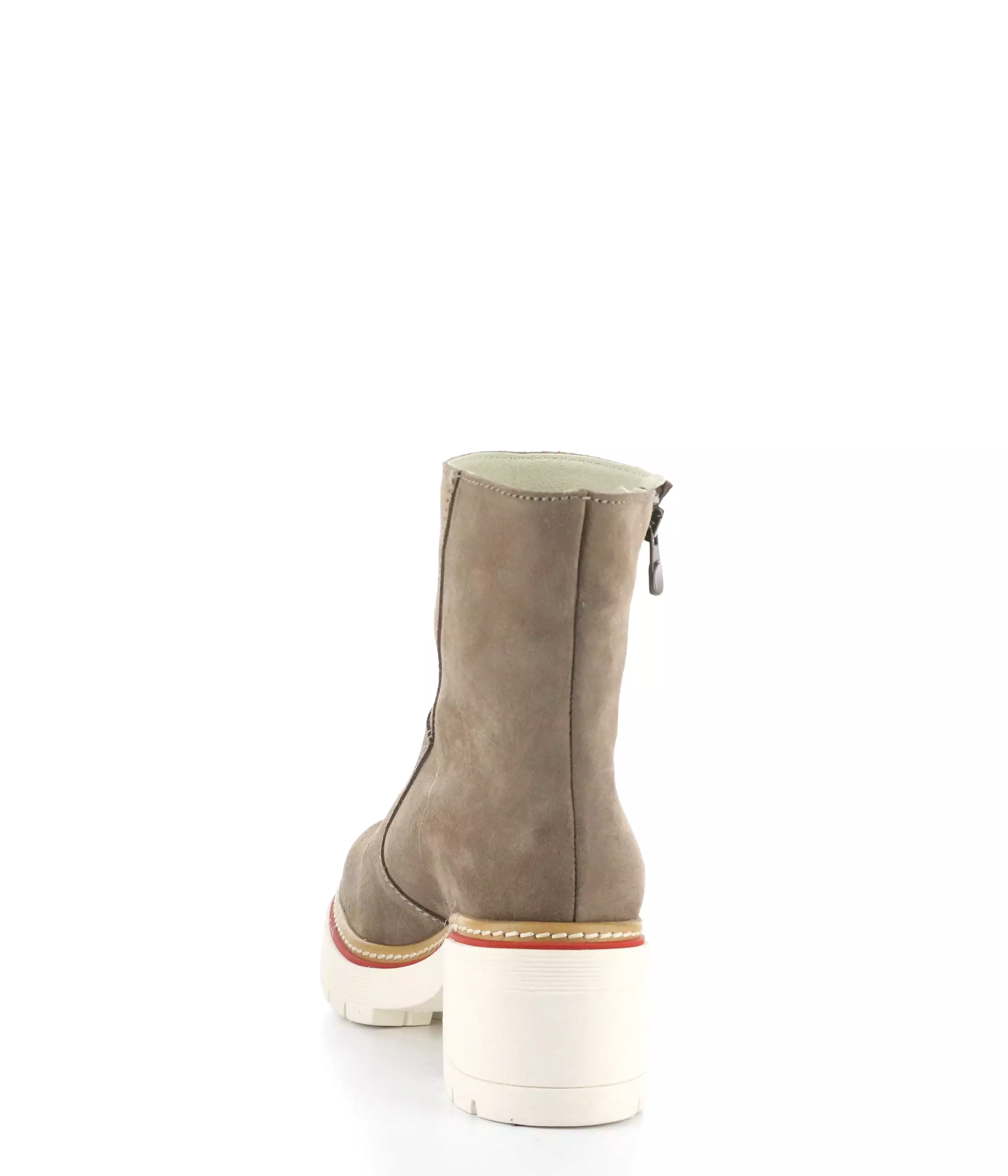 ZAP TAUPE Round Toe Boots